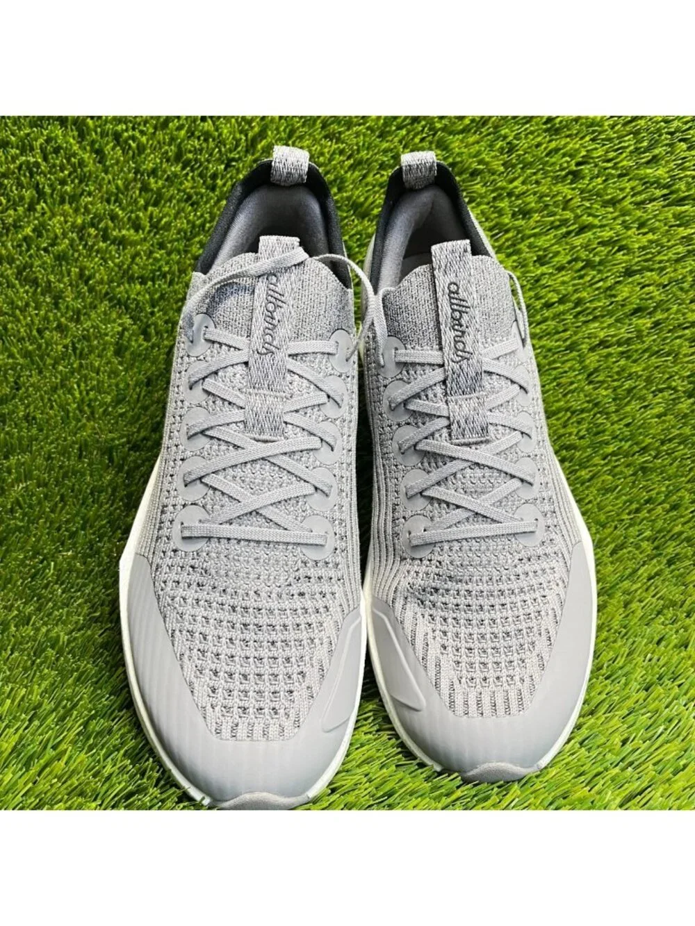 Allbirds Tree Flyer 2 Womens Size 10.5 Medium Gray White Running Shoes Sneakers